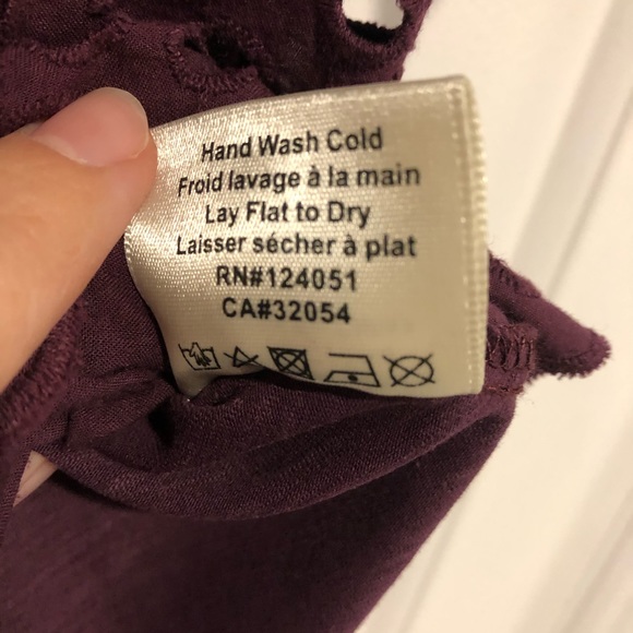 Porridge Clothing Plum Eyelet Top - Anthropologie - Picture 9 of 10